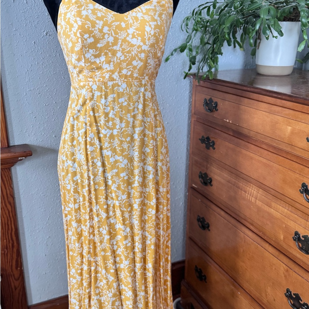 Floral Yellow Dress